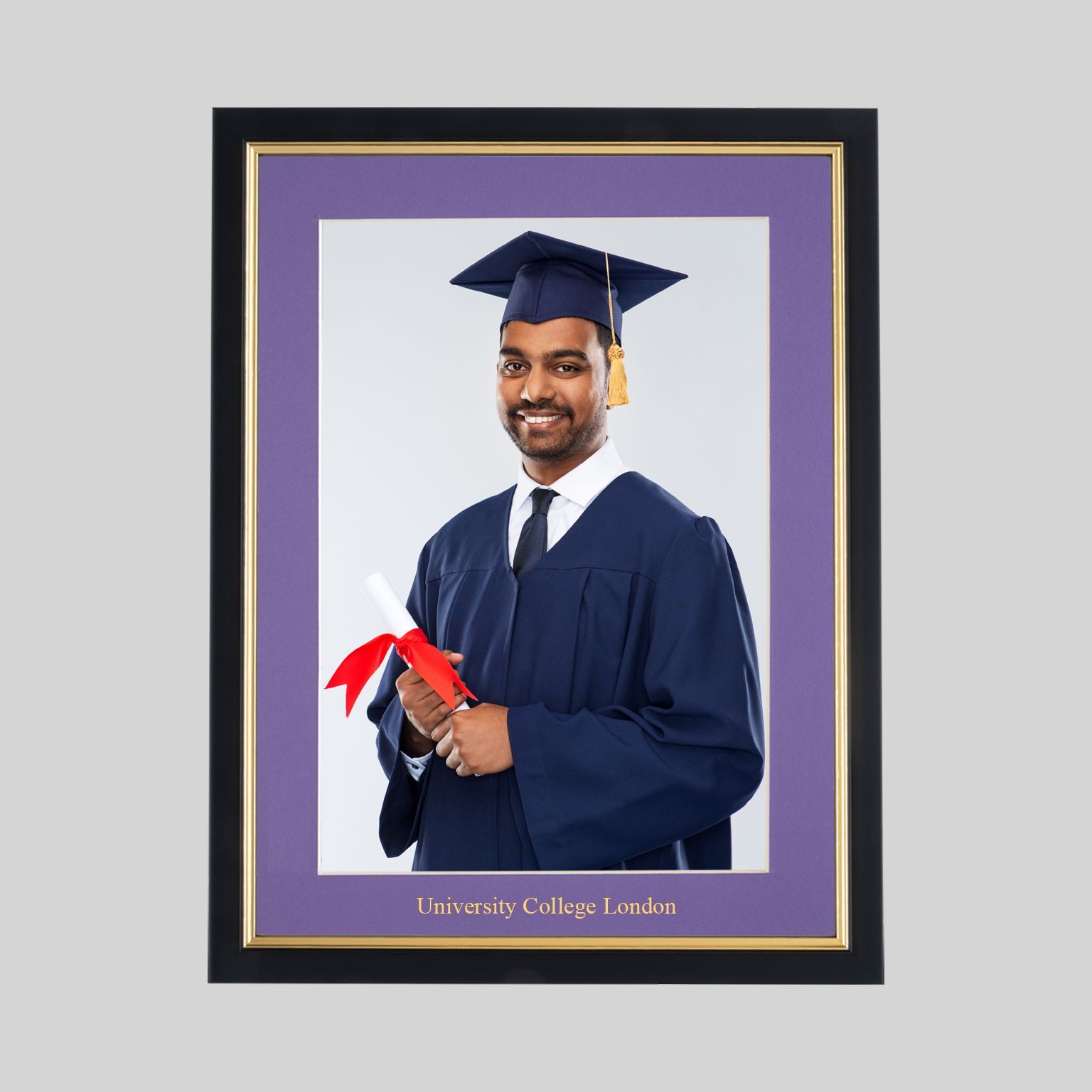 ucl-bg-photo-1536x1536 University College London Graduation 10 x 8 Photo Frame - Black & Gold