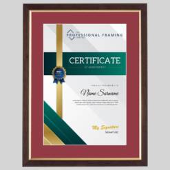 Boxing Certificate Frame