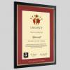University of London A4 graduation certificate Frame in Black and Gold
