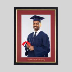 De Montfort University Graduation Photo Frame for 10 x 8 Photo