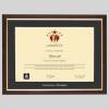 University of Dundee A4 graduation certificate Frame in Teak and Gold
