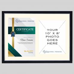 Alternative view of Frame for your A4 certificate or diploma and a 10x8 photo