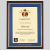 easta-tg-1536x1536 University of East Anglia A4 graduation certificate Frame in Teak and Gold