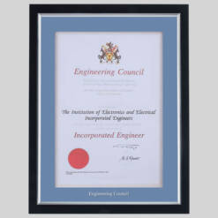 Engineering Council certificate frame