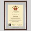 ldsart-tg-1536x1536 Leeds Arts University A4 graduation certificate Frame in Teak and Gold