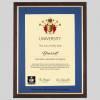 manmet-tg-1536x1536 Manchester Metropolitan University A4 graduation certificate Frame in Teak and Gold