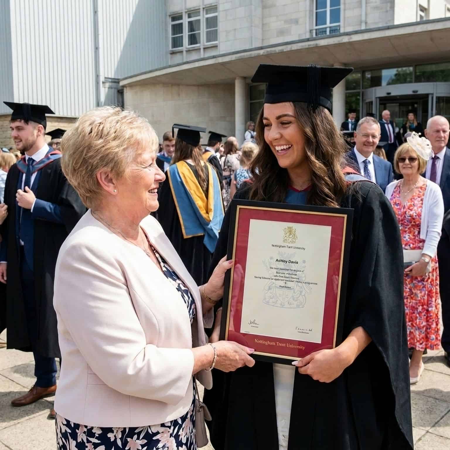 nottngham-trent-uni-graprent-with-student