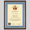 ports-tg-1536x1536 University of Portsmouth A4 graduation certificate Frame in Teak and Gold