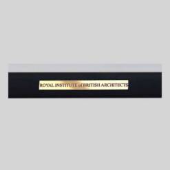 Alternative view of Royal Institute of British Architects certificate frame