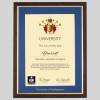 southton-tg-1536x1536 University of Southampton A4 graduation certificate Frame in Teak and Gold