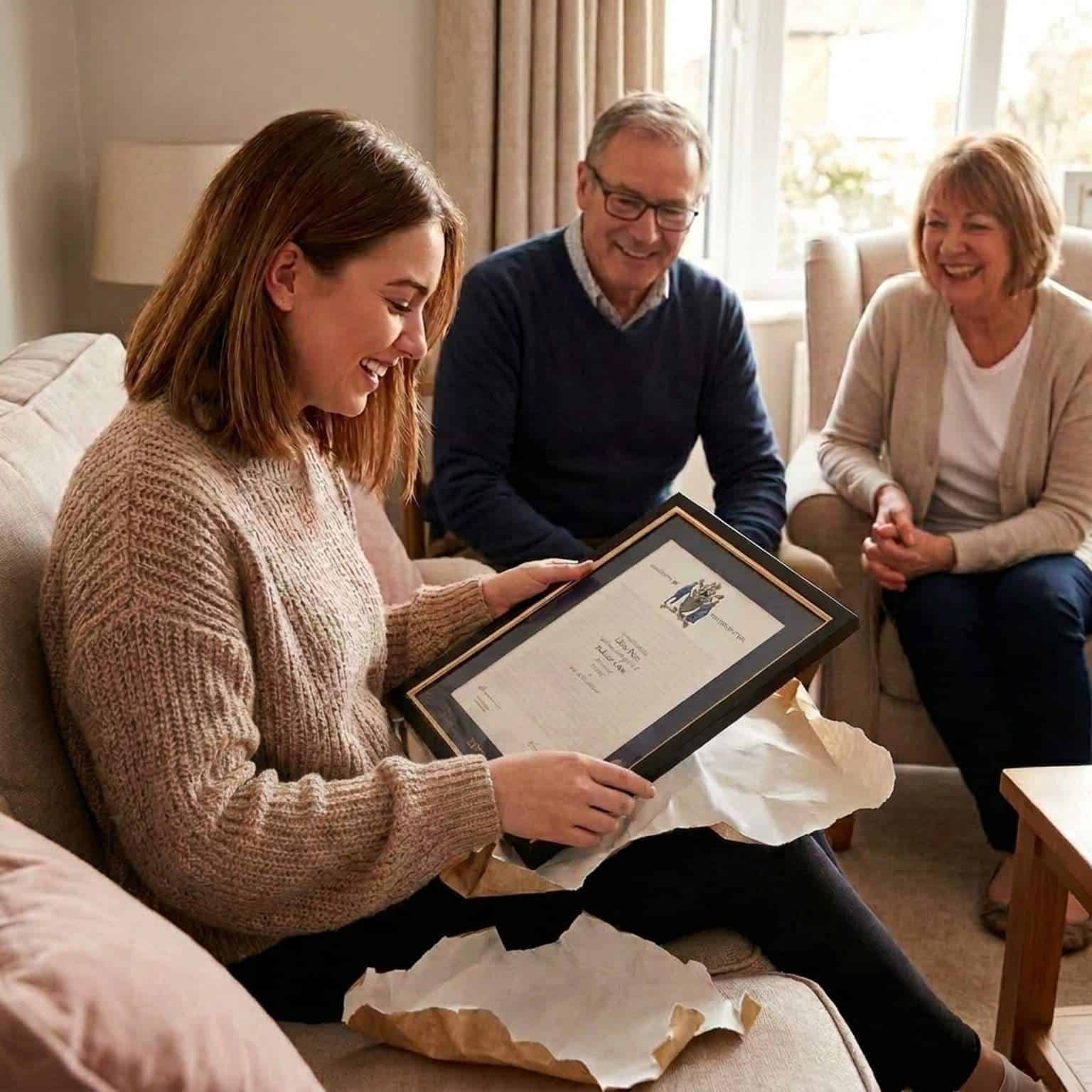 wolverhampton-student-receiving-certificate-with-family