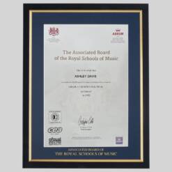 Associated Board of The Royal Schools of Music Certificate Frame