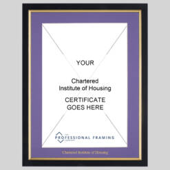 Chartered Institute of Housing certificate frame