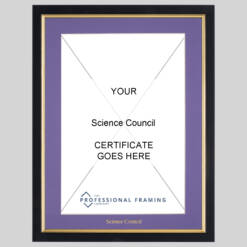 Science Council certificate frame