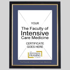 The Faculty Of Intensive Care Medicine Certificate Frame