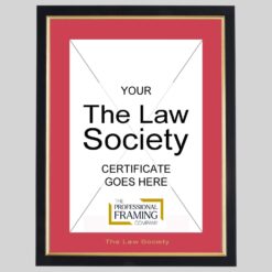 The Law Society Certificate Frame