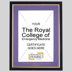 The Royal College Of Emergency Medicine Certificate Frame