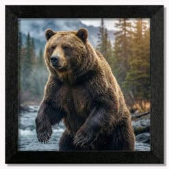 Majesty of the Wild Grizzly Bear Wall Art