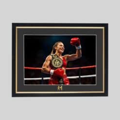 Boxing 10 x 8 photo frame in Classic Black & Gold