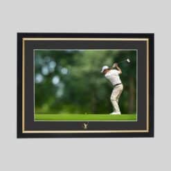 Golf 10 x 8 photo frame in Classic Black & Gold