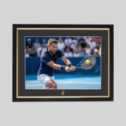 Tennis 10 x 8 photo frame in Classic Black & Gold
